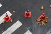 CET-RIO signaling cones - Francisco Otaviano street - Rio de Janeiro city - Rio de Janeiro state (RJ) - Brazil