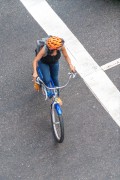 Cyclist on Francisco Otaviano Street - Rio de Janeiro city - Rio de Janeiro state (RJ) - Brazil