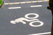 Signage of the area intended for motorcyclists on Francisco Otaviano Street - Rio de Janeiro city - Rio de Janeiro state (RJ) - Brazil