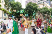 Artistic procession Parade 7 - Art in Resistance, departing from the Federal Justice Cultural Center (CCJF) and arriving at the Helio Oiticica Municipal Arts Center - Rio de Janeiro city - Rio de Janeiro state (RJ) - Brazil