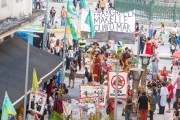 Artistic procession Parade 7 - Art in Resistance, departing from the Federal Justice Cultural Center (CCJF) and arriving at the Helio Oiticica Municipal Arts Center - Rio de Janeiro city - Rio de Janeiro state (RJ) - Brazil