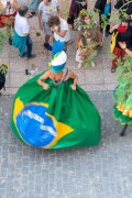 Artistic procession Parade 7 - Art in Resistance, departing from the Federal Justice Cultural Center (CCJF) and arriving at the Helio Oiticica Municipal Arts Center - Brazilian Company of Mysteries and News (Ligia Veiga) - Rio de Janeiro city - Rio de Janeiro state (RJ) - Brazil