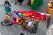 Artistic procession Parade 7 - Art in Resistance, departing from the Federal Justice Cultural Center (CCJF) and arriving at the Helio Oiticica Municipal Arts Center - Brazilian Company of Mysteries and News (Ligia Veiga) - Rio de Janeiro city - Rio de Janeiro state (RJ) - Brazil