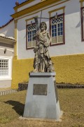 Statue in honor of Saint John Baptist next to Professor Jose Batista de Souza Square - Sao Joao del Rei city - Minas Gerais state (MG) - Brazil