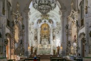 Interior of Nossa Senhora do Carmo Church (1732) - Our Lady of Mount Carmel Church - Sao Joao del Rei city - Minas Gerais state (MG) - Brazil
