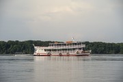 Chalana - regional boat sailing on th Negro River - Anavilhanas National Park - Manaus city - Amazonas state (AM) - Brazil