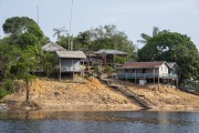 Small riverine community on the banks of the Negro River - Anavilhanas National Park - Manaus city - Amazonas state (AM) - Brazil