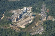 Aerial view of industry in the Amazon rainforest - Manaus city - Amazonas state (AM) - Brazil