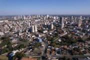 Picture taken with drone of the city center of Ponta Grossa - Ponta Grossa city - Parana state (PR) - Brazil