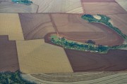 Aerial view of agricultural fields and plantations near Foz do Iguaçu - Foz do Iguacu city - Parana state (PR) - Brazil