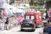 Firefighters ambulance arriving at the Lula campaign on the court of the Escola de Samba Portela during the second round of the 2022 elections - Rio de Janeiro city - Rio de Janeiro state (RJ) - Brazil