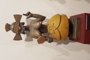 Wooden handicraft - Oxum - Author: Otavio - Casa do Pontal Museum - Rio de Janeiro city - Rio de Janeiro state (RJ) - Brazil