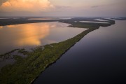 Picture taken with drone of river islands - Anavilhanas National Park  - Manaus city - Amazonas state (AM) - Brazil