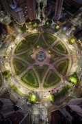 Picture taken with drone of the Raul Soares Square with buildings - Belo Horizonte city - Minas Gerais state (MG) - Brazil