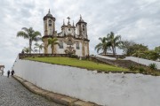 Facade of the Our Lady of Mount Carmel Church (1756) - Ouro Preto city - Minas Gerais state (MG) - Brazil