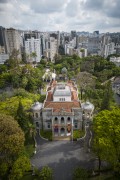 Picture taken with drone of the Palace of Liberty (1897) - old headquarters of the State Government - integrates the Circuit Cultural Liberdade Square - Belo Horizonte city - Minas Gerais state (MG) - Brazil