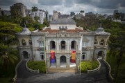 Picture taken with drone of the Palace of Liberty (1897) - old headquarters of the State Government - integrates the Circuit Cultural Liberdade Square - Belo Horizonte city - Minas Gerais state (MG) - Brazil