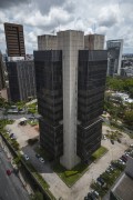 Picture taken with drone of the Brazilian Central Bank building in Belo Horizonte - Belo Horizonte city - Minas Gerais state (MG) - Brazil
