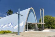 Facade of the Sao Francisco de Assis Church (1943) - also known as Pampulha Church  - Belo Horizonte city - Minas Gerais state (MG) - Brazil
