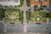 Picture taken with drone of the Rui Barbosa Square, also known as Station Square - Belo Horizonte city - Minas Gerais state (MG) - Brazil