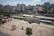 Picture taken with drone of the Museum of Arts and Craft - Belo Horizonte Central Station (1895) - Belo Horizonte city - Minas Gerais state (MG) - Brazil