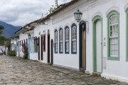 Facade of historic houses - Paraty historic center  - Paraty city - Rio de Janeiro state (RJ) - Brazil