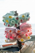 Cotton candy on Post 6 of Copacabana Beach - Rio de Janeiro city - Rio de Janeiro state (RJ) - Brazil