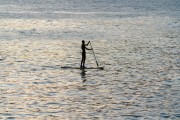 Practitioner of stand up paddle - Arpoador Beach  - Rio de Janeiro city - Rio de Janeiro state (RJ) - Brazil