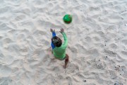 Children playing beach soccer on Ipanema Beach - Rio de Janeiro city - Rio de Janeiro state (RJ) - Brazil