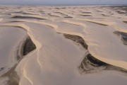 Picture taken with drone of Lagoons and dunes - Lencois Maranhenses National Park - Barreirinhas city - Maranhao state (MA) - Brazil