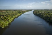 Picture taken with drone of the Preguicas River near to Lencois Maranhenses National Park  - Barreirinhas city - Maranhao state (MA) - Brazil
