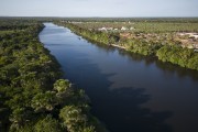 Picture taken with drone of the Preguicas River near to Lencois Maranhenses National Park  - Barreirinhas city - Maranhao state (MA) - Brazil