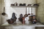 Old kitchen utensils at the Museu do Açude (Açude Museum) - Rio de Janeiro city - Rio de Janeiro state (RJ) - Brazil