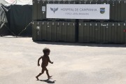 Yanomami child at the Indigenous Health House (CASAI) - Boa Vista city - Roraima state (RR) - Brazil