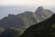 View of Rock of Gavea from Bico do Papagaio Mountain - Tijuca National Park - Rio de Janeiro city - Rio de Janeiro state (RJ) - Brazil