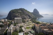 Urca View from Babilonia Mountain (Babylon Mountain) with Sugar Loaf in the background - Rio de Janeiro city - Rio de Janeiro state (RJ) - Brazil