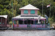Recanto do Boto - floating house in the Amazon Rainforest - Manaus city - Amazonas state (AM) - Brazil