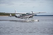 Seaplane on the river in the Amazon rainforest - Manaus city - Amazonas state (AM) - Brazil