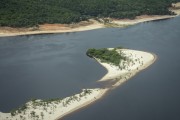 Aerial view of Amazon rainforest - Manaus city - Amazonas state (AM) - Brazil