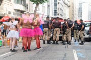 Revelers during Cordao da Bola Preta carnival street troup parade  - Rio de Janeiro city - Rio de Janeiro state (RJ) - Brazil