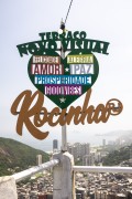 Tourist signs on the terrace of a house - Rocinha Slum - Rio de Janeiro city - Rio de Janeiro state (RJ) - Brazil