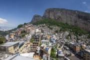 Houses - Rocinha Slum with Two Brothers Mountain in the background - Rio de Janeiro city - Rio de Janeiro state (RJ) - Brazil
