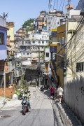 Houses and street - Rocinha Slum  - Rio de Janeiro city - Rio de Janeiro state (RJ) - Brazil