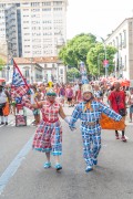 Costumed couple - Cordao da Bola Preta carnival street troup parade - Rio de Janeiro city - Rio de Janeiro state (RJ) - Brazil