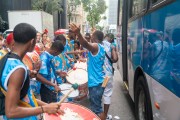 Drums of Vai Quem Quer carnival street troup - Rio de Janeiro city - Rio de Janeiro state (RJ) - Brazil