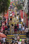 Tourists - Escadaria do Selaron (Selaron Staircase)  - Rio de Janeiro city - Rio de Janeiro state (RJ) - Brazil