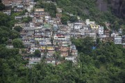 Aerial view of the Vidigal Slum - Rio de Janeiro city - Rio de Janeiro state (RJ) - Brazil