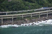 Aerial view of the new Joa Highway (Highway Presidente Itamar Franco) and Joa Highway (Elevado do Joá (1972) - also know as Bandeiras Highway)
  - Rio de Janeiro city - Rio de Janeiro state (RJ) - Brazil