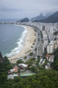 Aerial photo of the Duque de Caxias Fort - also known as Leme Fort with Copacabana Beach in the background - Rio de Janeiro city - Rio de Janeiro state (RJ) - Brazil
