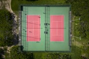 Picture taken with drone of tennis courts at Flamengo Landfill - Rio de Janeiro city - Rio de Janeiro state (RJ) - Brazil